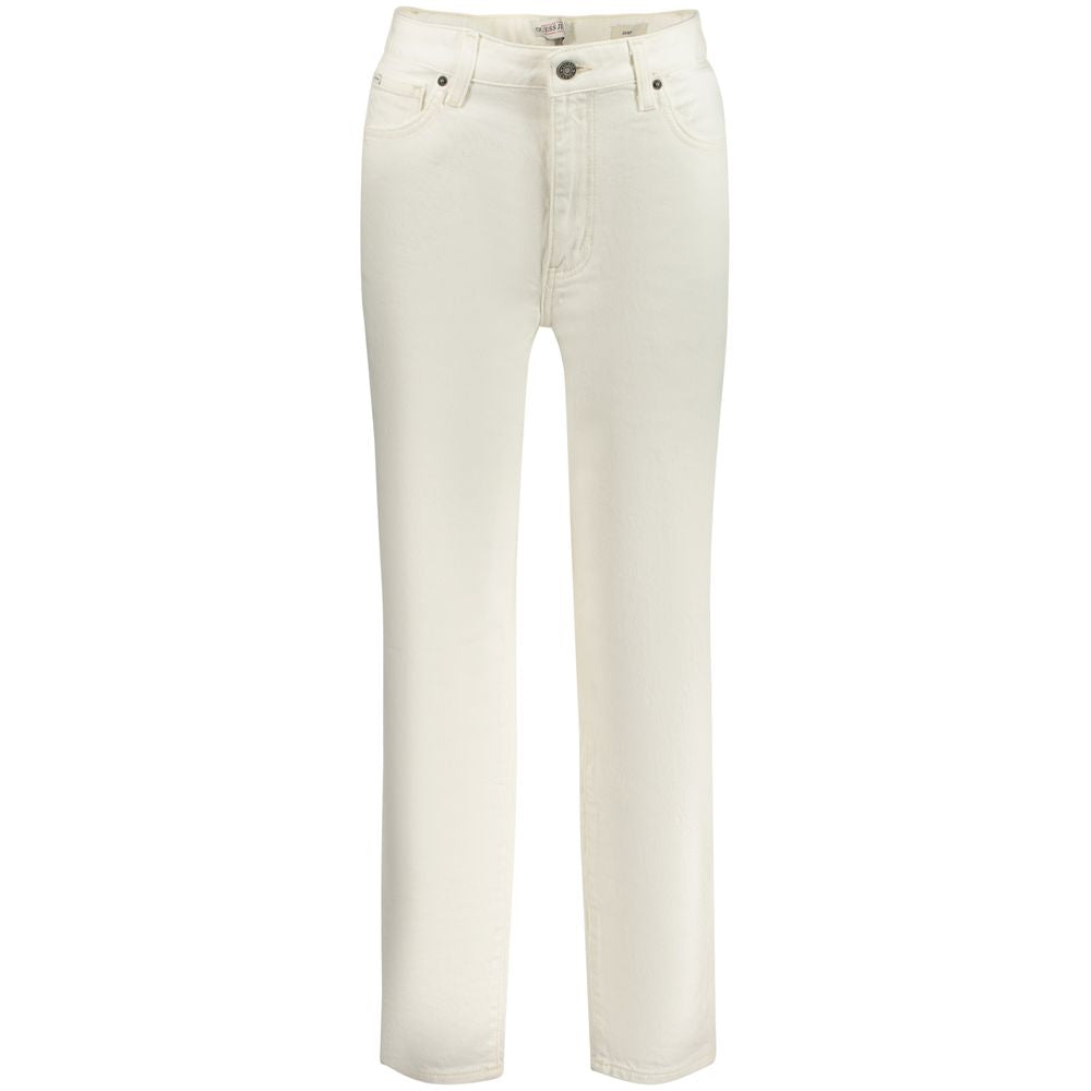 Jeans blancs en coton Guess