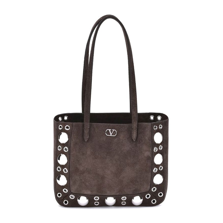 Sac bandoulière Bos Taurus en cuir de veau marron Valentino Garavani