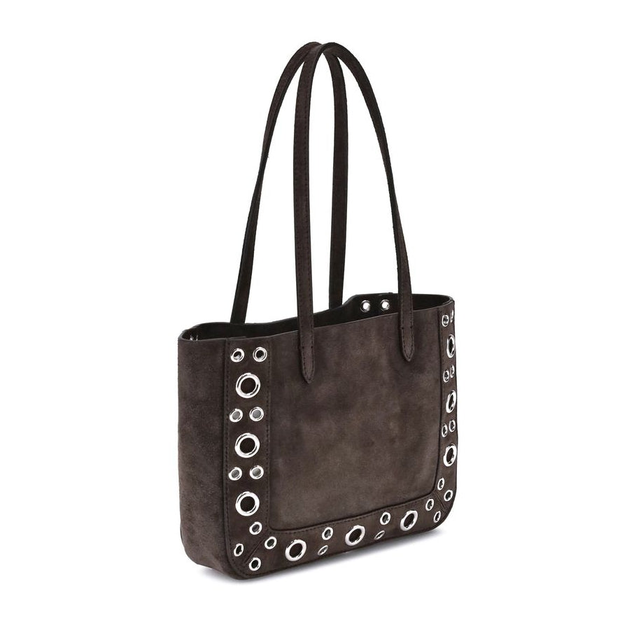 Sac bandoulière Bos Taurus en cuir de veau marron Valentino Garavani