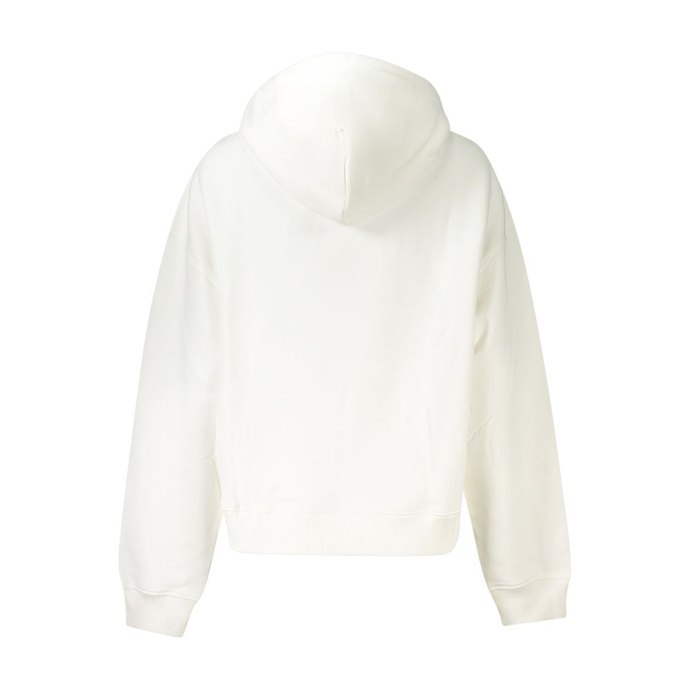 Sweat à capuche blanc en coton Tommy Hilfiger