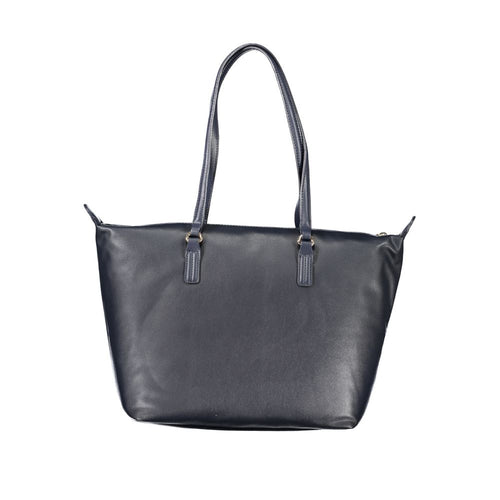 Sac à main bleu en polyester Tommy Hilfiger