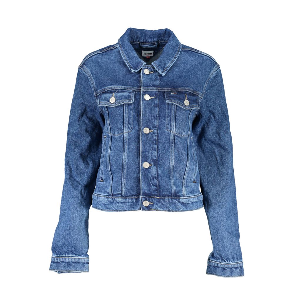 Veste Tommy Hilfiger en coton bleu