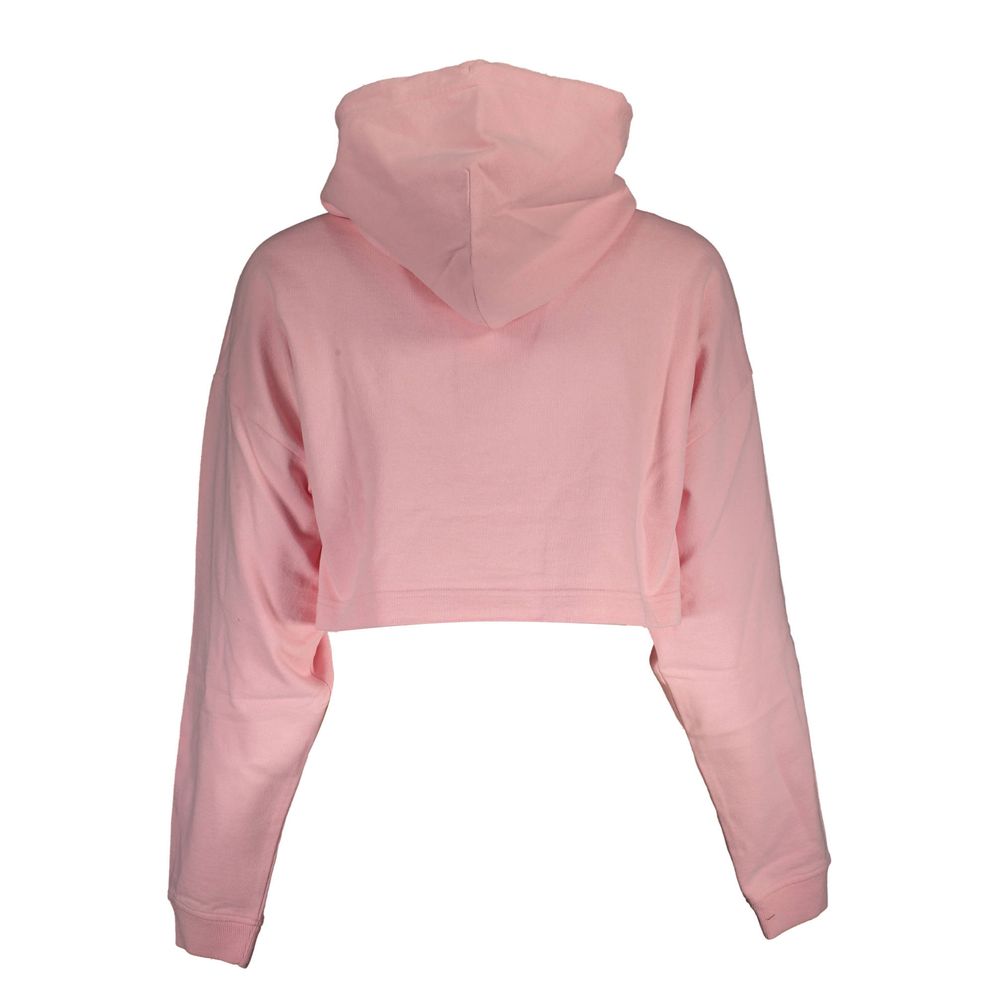 Sweat à capuche rose en coton Tommy Hilfiger