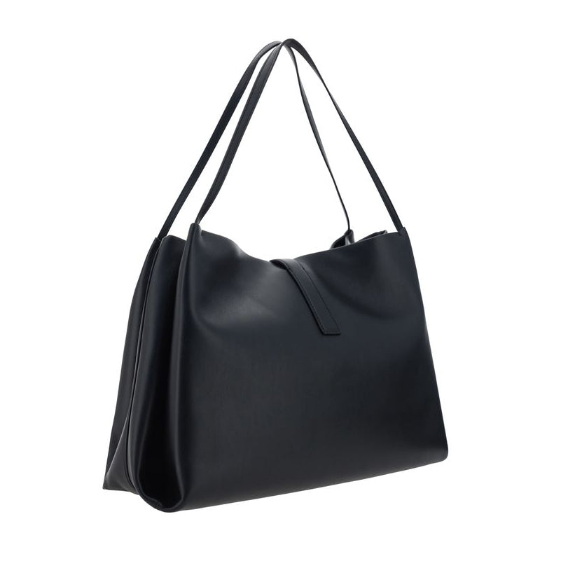 Sac à main Bos Taurus en cuir de veau noir Ferragamo