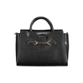 Bolso de mano de poliuretano negro Guess