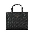 Sac à main en polyuréthane noir Guess