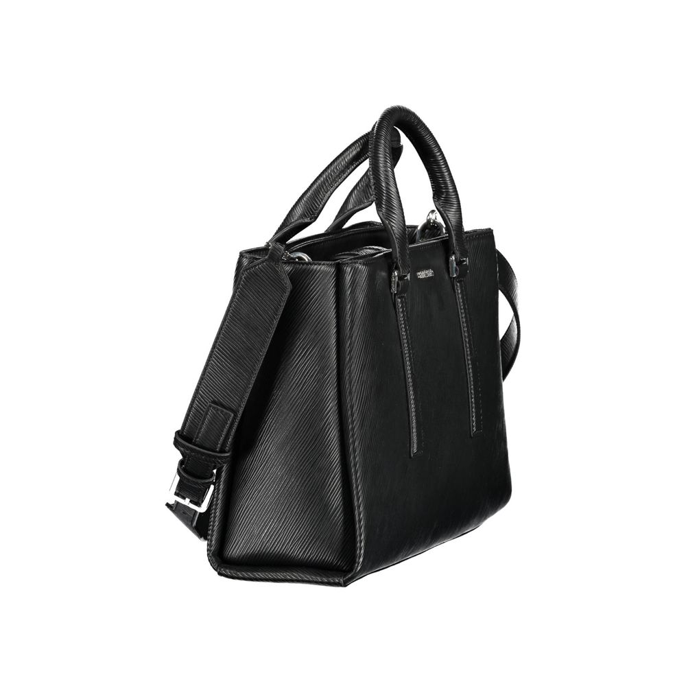 Sac à main noir en polyester Calvin Klein