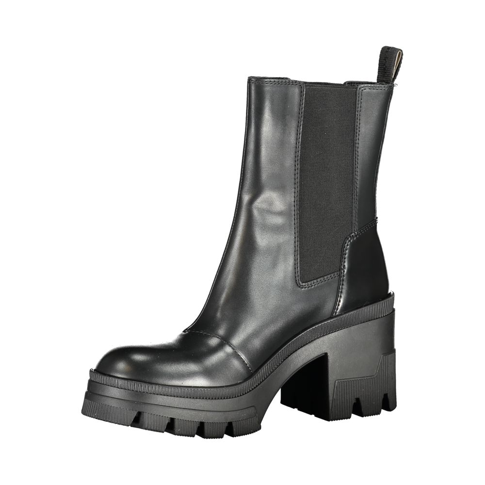 Bottines noires en polyuréthane Calvin Klein