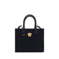Versace black cotton tote bag