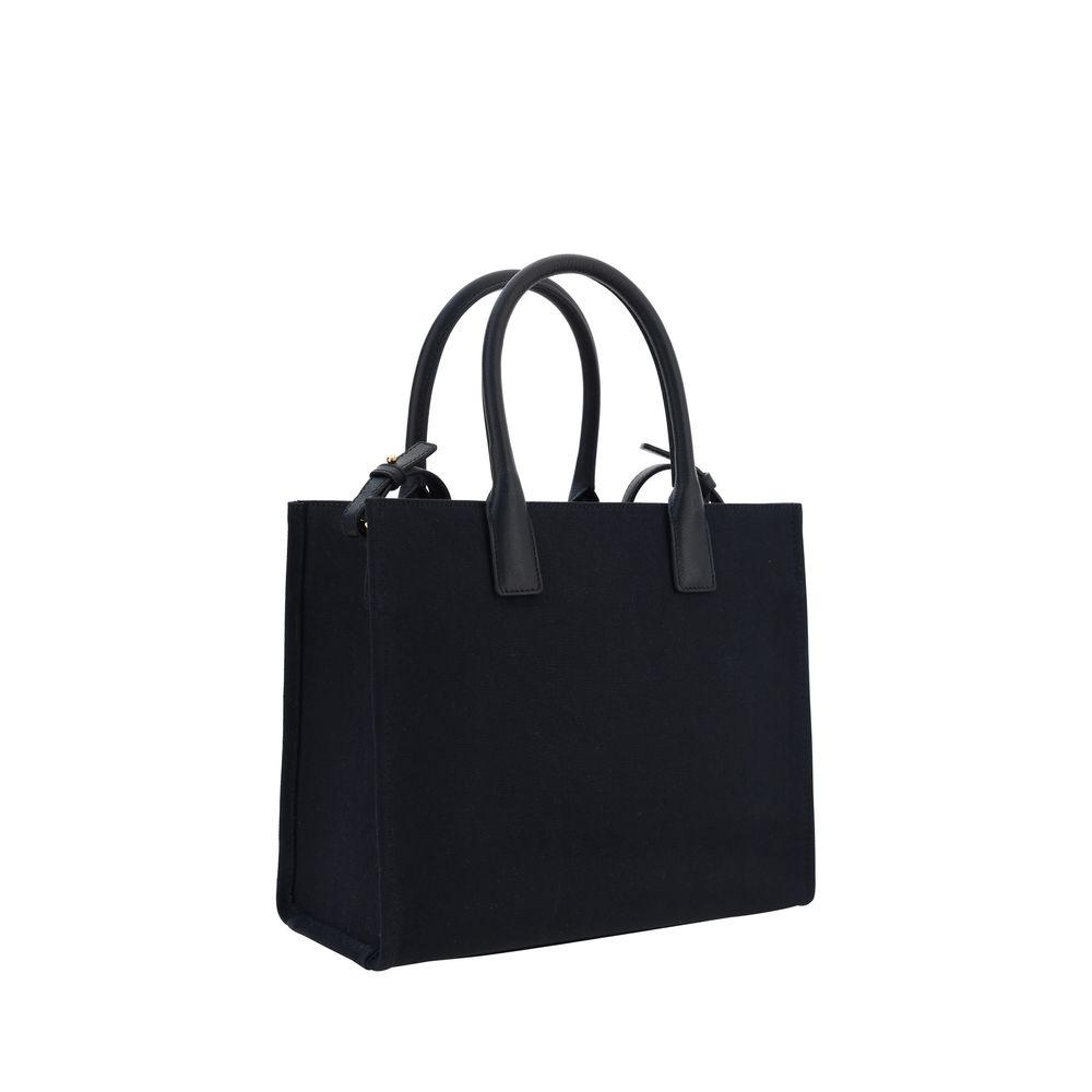 Versace black cotton tote bag