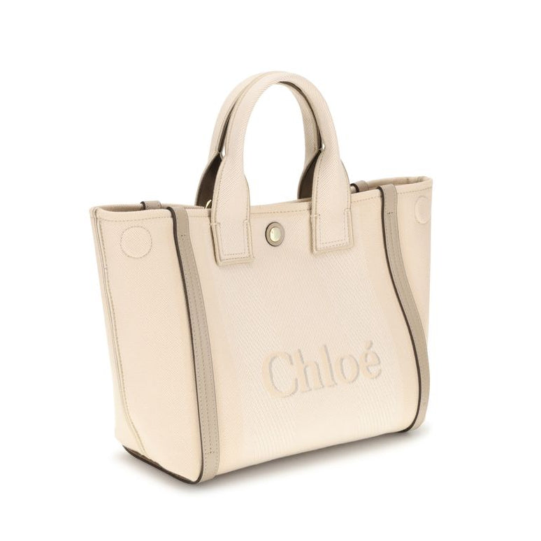 Chloé beige cotton tote bag