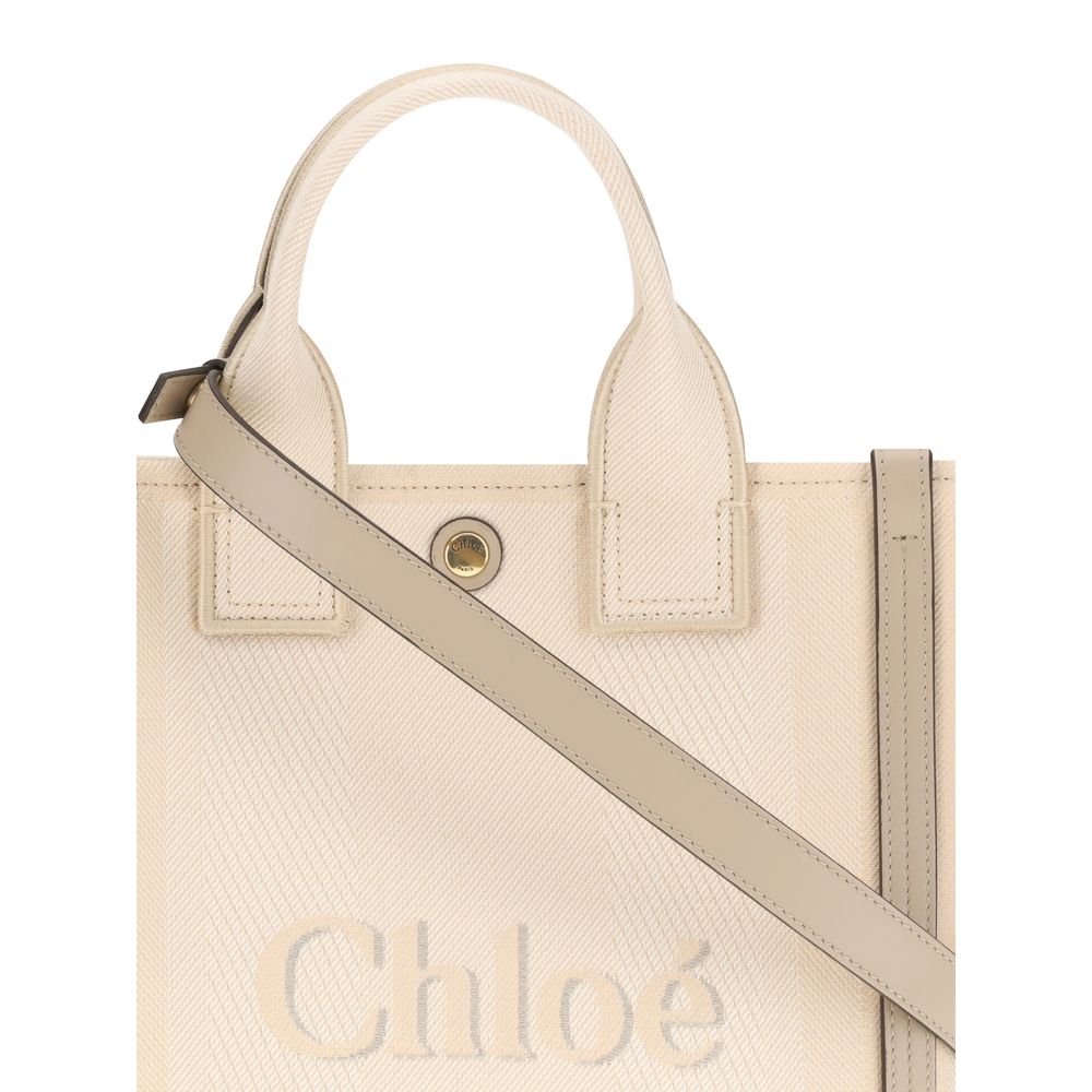 Chloé beige cotton tote bag