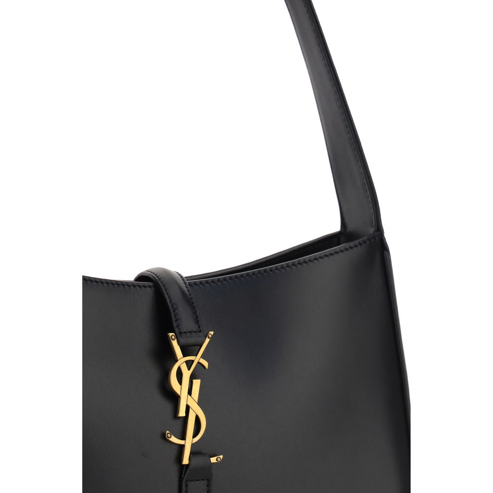 Saint Laurent Bos Taurus crossbody bag in black calfskin