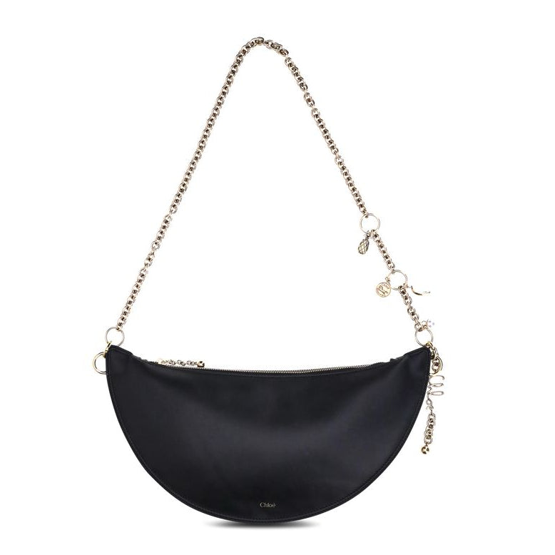 Bolso cruzado Chloé Bos Taurus de piel de becerro negra