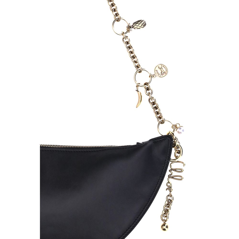 Bolso cruzado Chloé Bos Taurus de piel de becerro negra