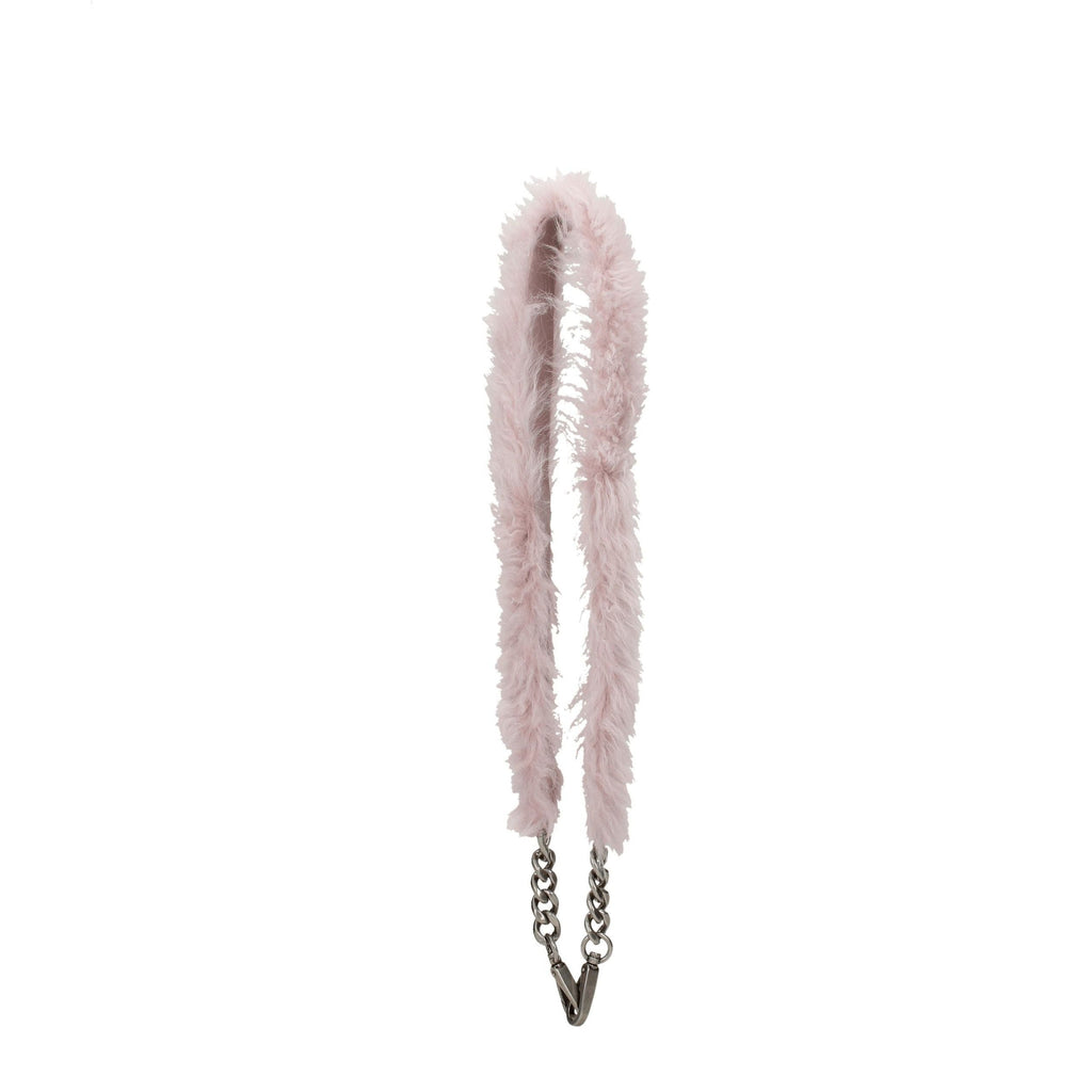 Bolso bandolera de piel sintética rosa de Miu Miu