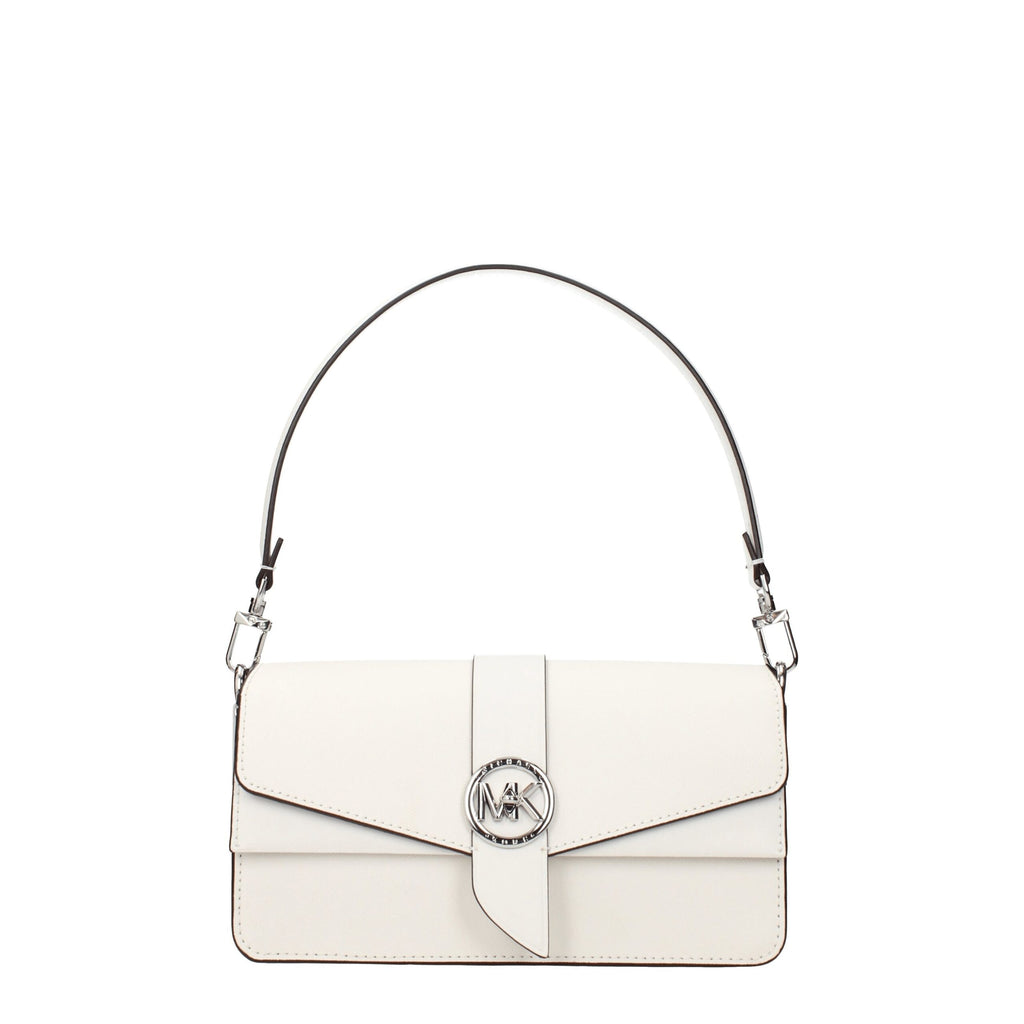 Sac bandoulière Michael Kors en cuir blanc