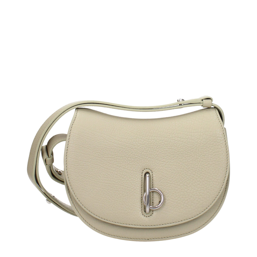 Sac bandoulière en cuir vert Burberry
