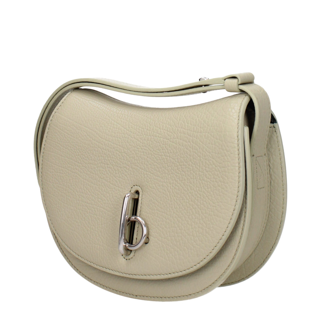 Sac bandoulière en cuir vert Burberry