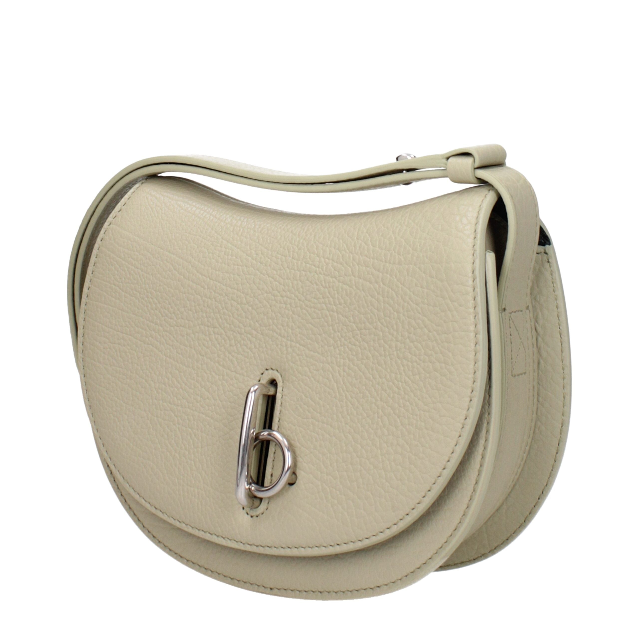 Sac bandoulière en cuir vert Burberry