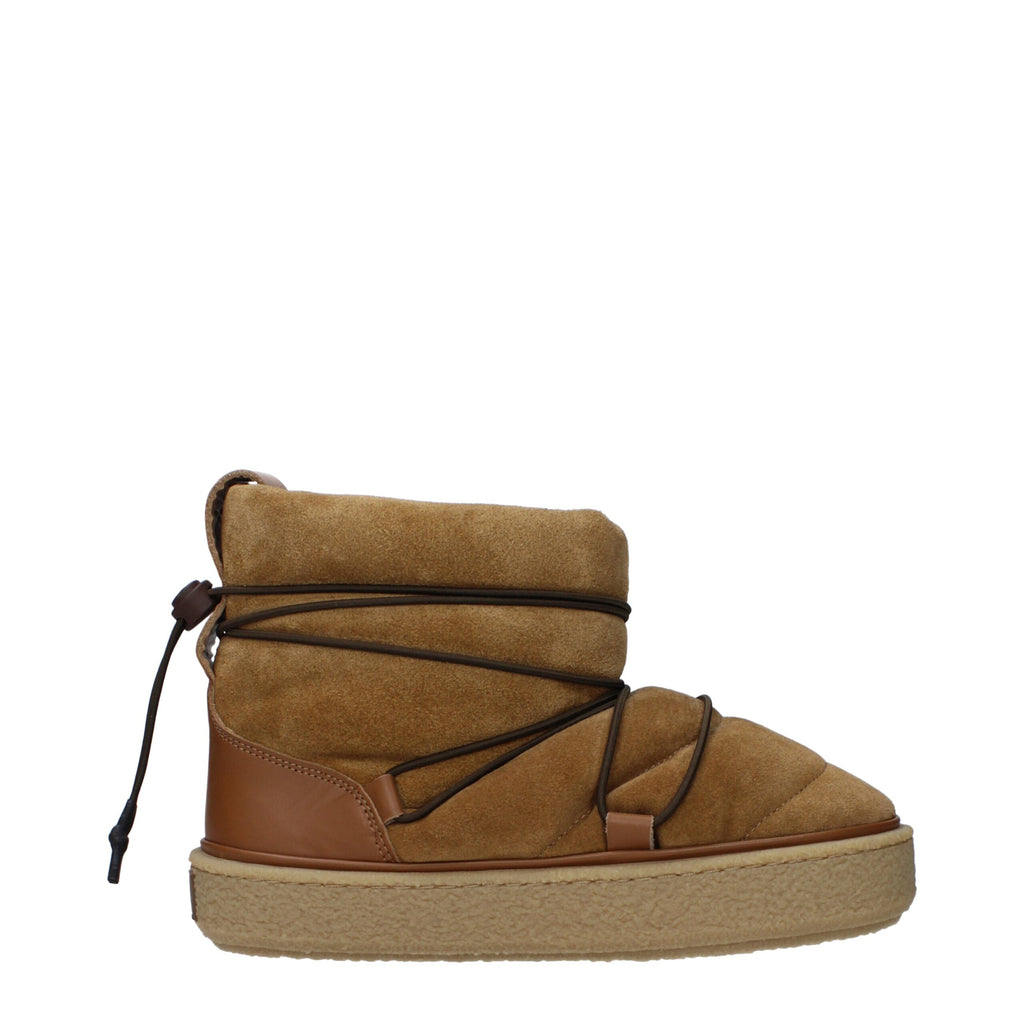 Bottines en cuir marron Isabel Marant