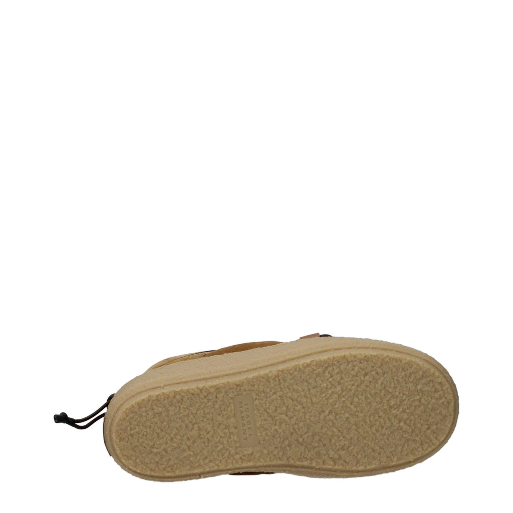 Bottines en cuir marron Isabel Marant