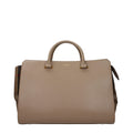 Sac à main en cuir beige Burberry