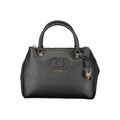 Black polyurethane Guess handbag