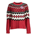Pull rouge en polyester Desigual