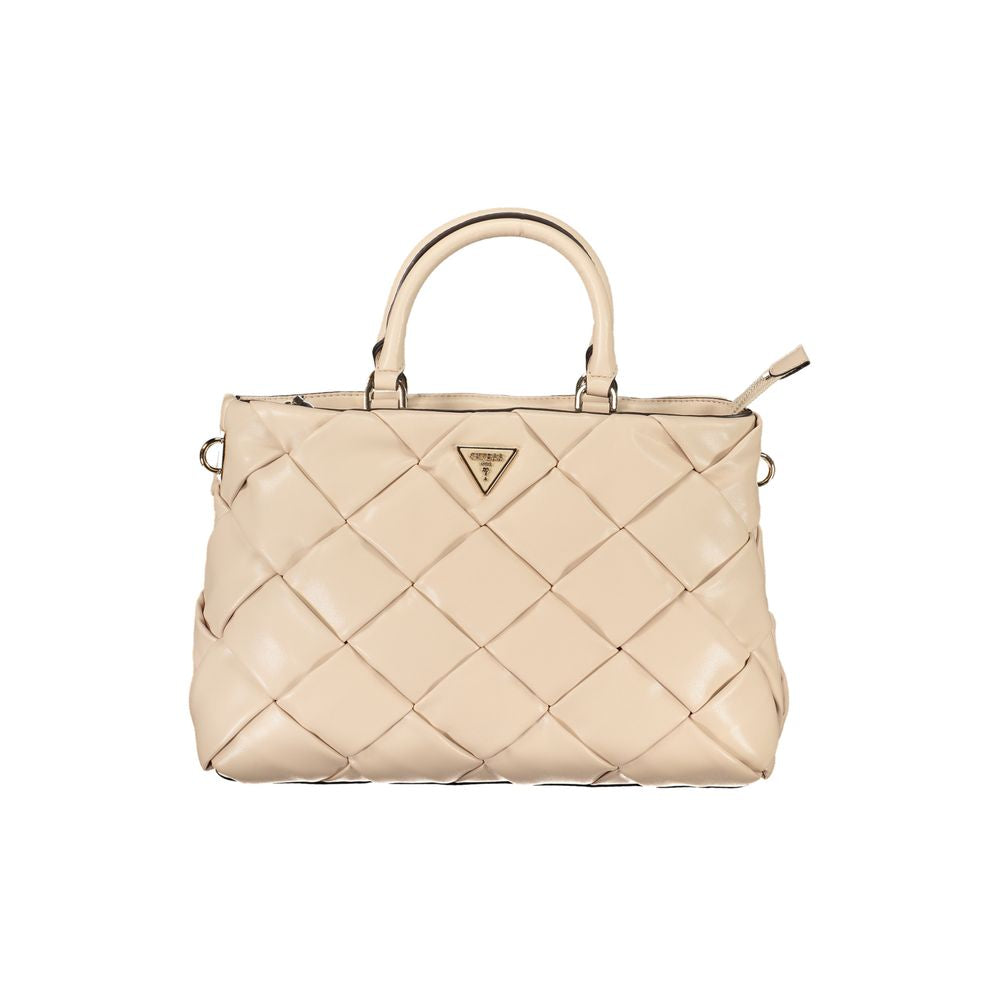 Sac à main rose en polyuréthane Guess