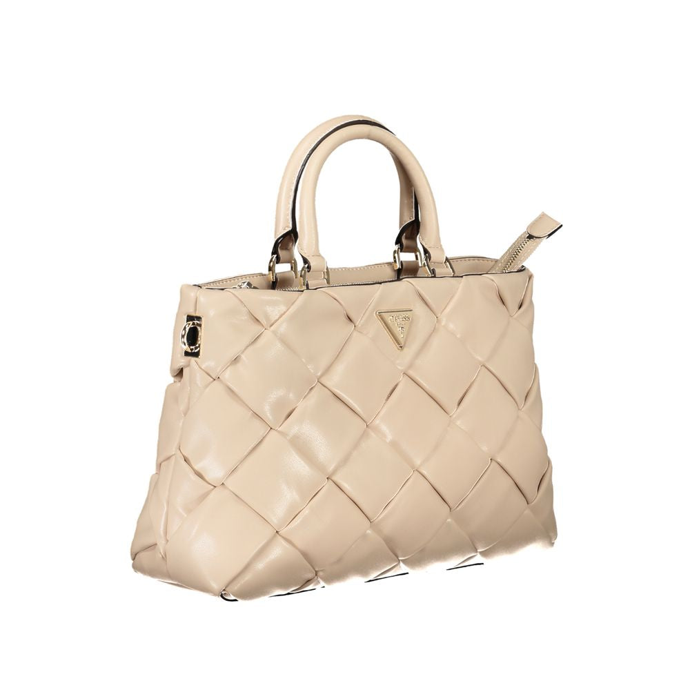 Sac à main rose en polyuréthane Guess