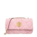 Sac bandoulière en tissu rose Versace