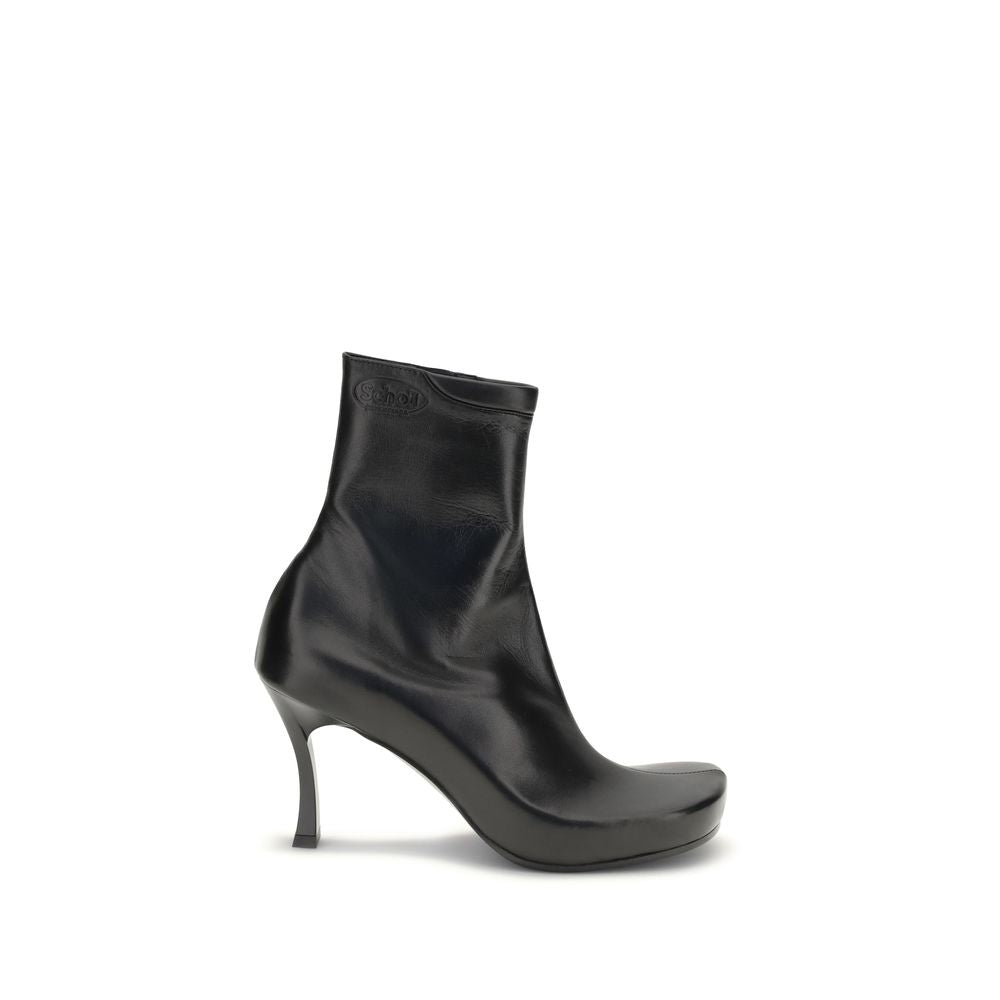 Bottines Bos Taurus en cuir de veau noir Balenciaga
