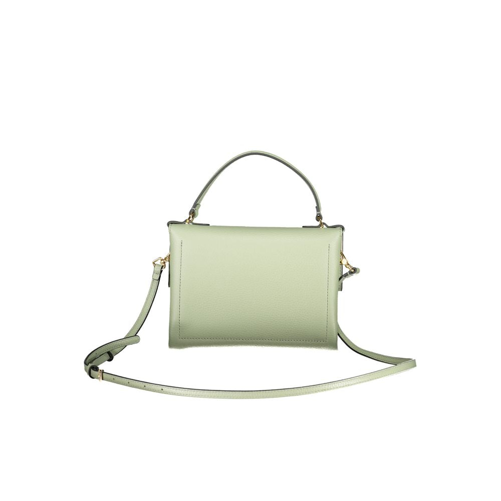 Sac bandoulière en cuir vert Coccinelle