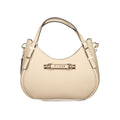 Sac à main en polyuréthane beige Guess