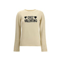 Pull en laine beige Valentino