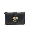 Sac bandoulière en cuir noir Pinko