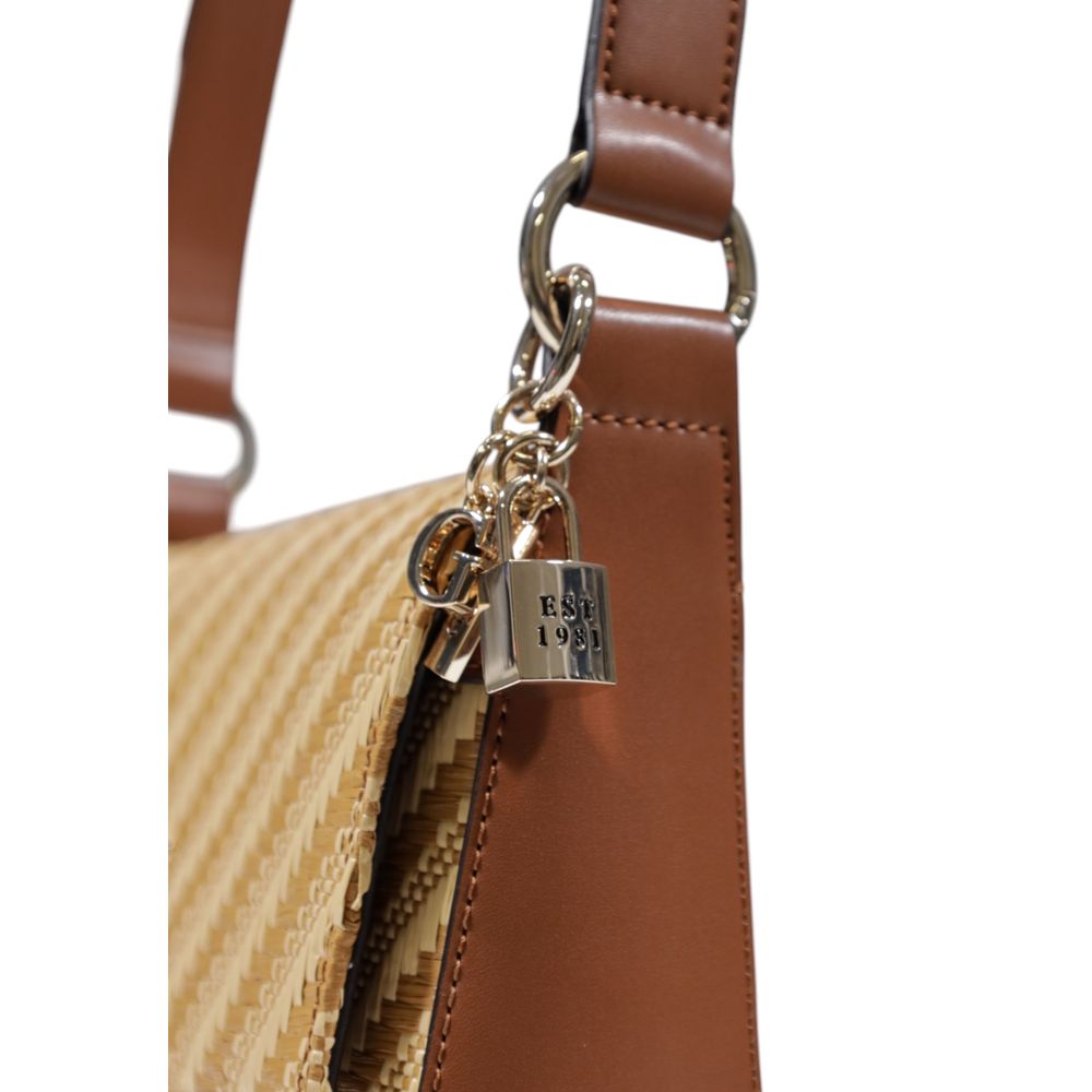 Sac à main beige en polypropylène Guess