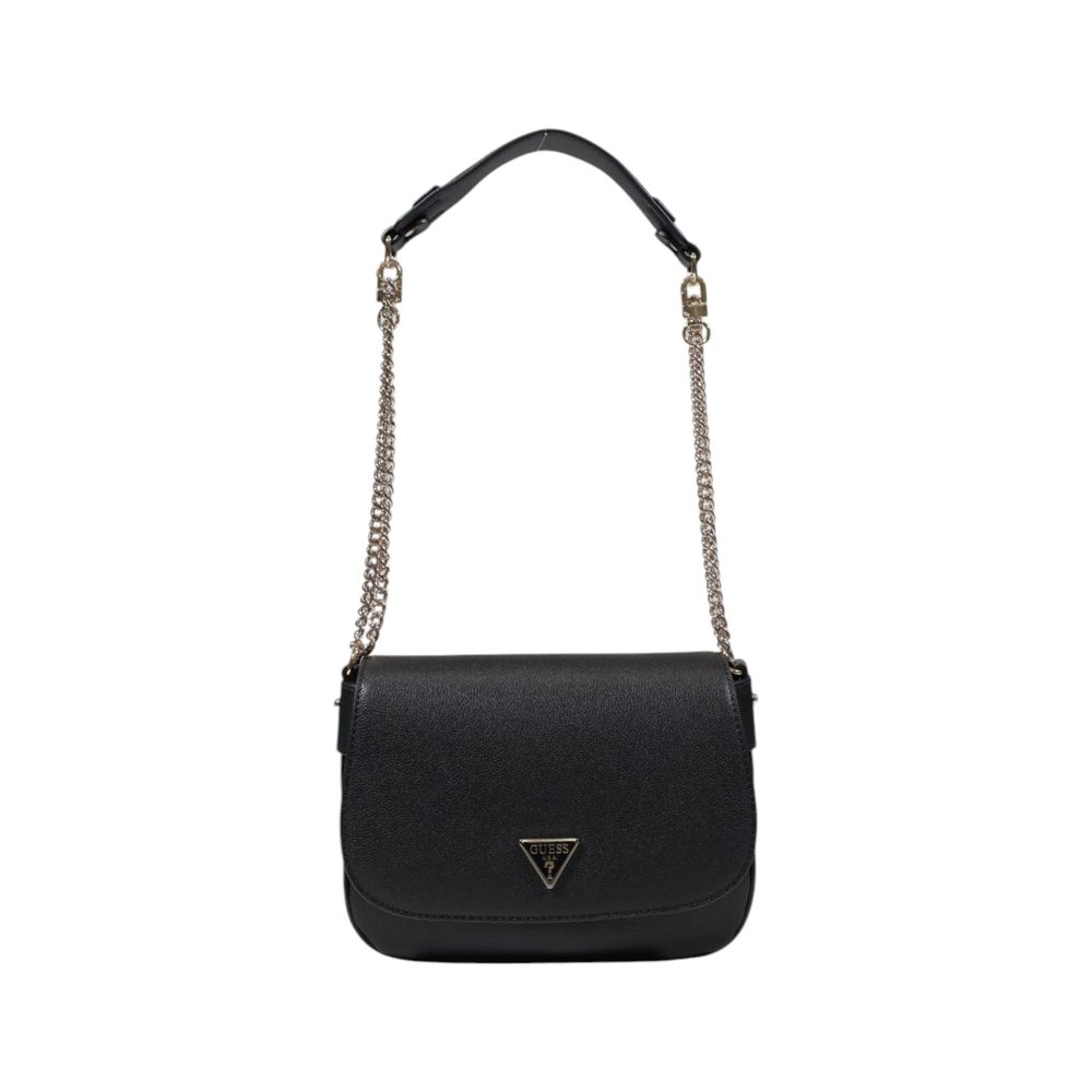 Sac bandoulière en polyéthylène noir Guess