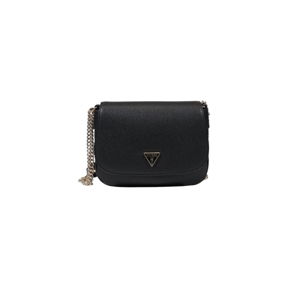 Sac bandoulière en polyéthylène noir Guess