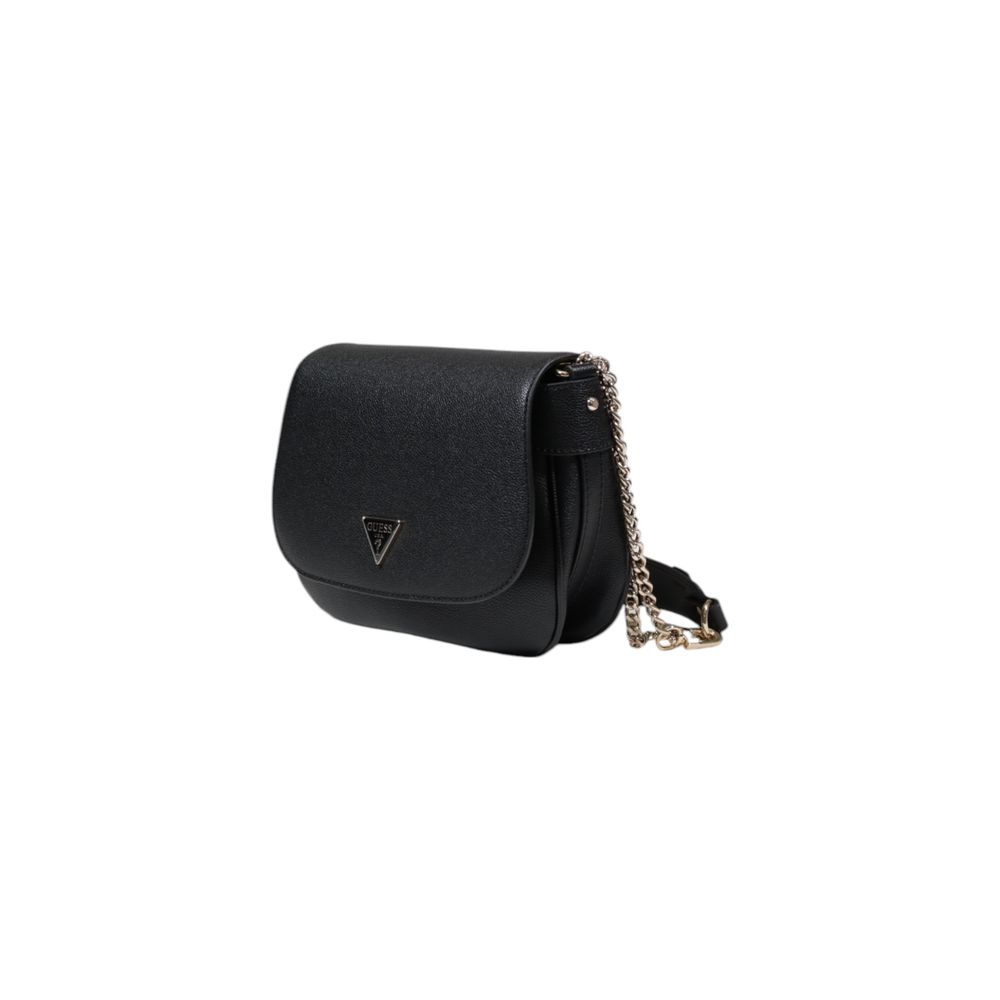 Sac bandoulière en polyéthylène noir Guess