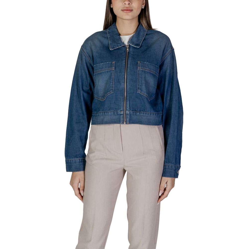 Veste Replay en jean bleu en coton