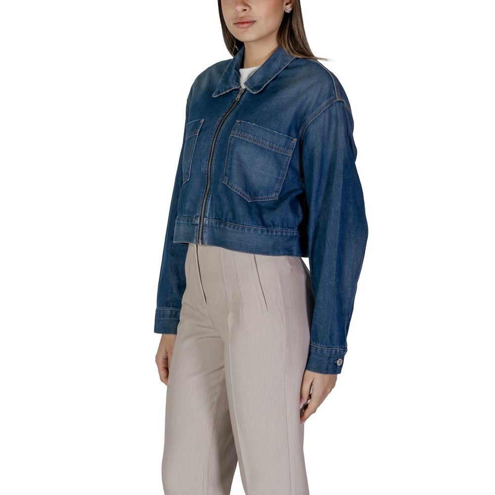 Veste Replay en jean bleu en coton