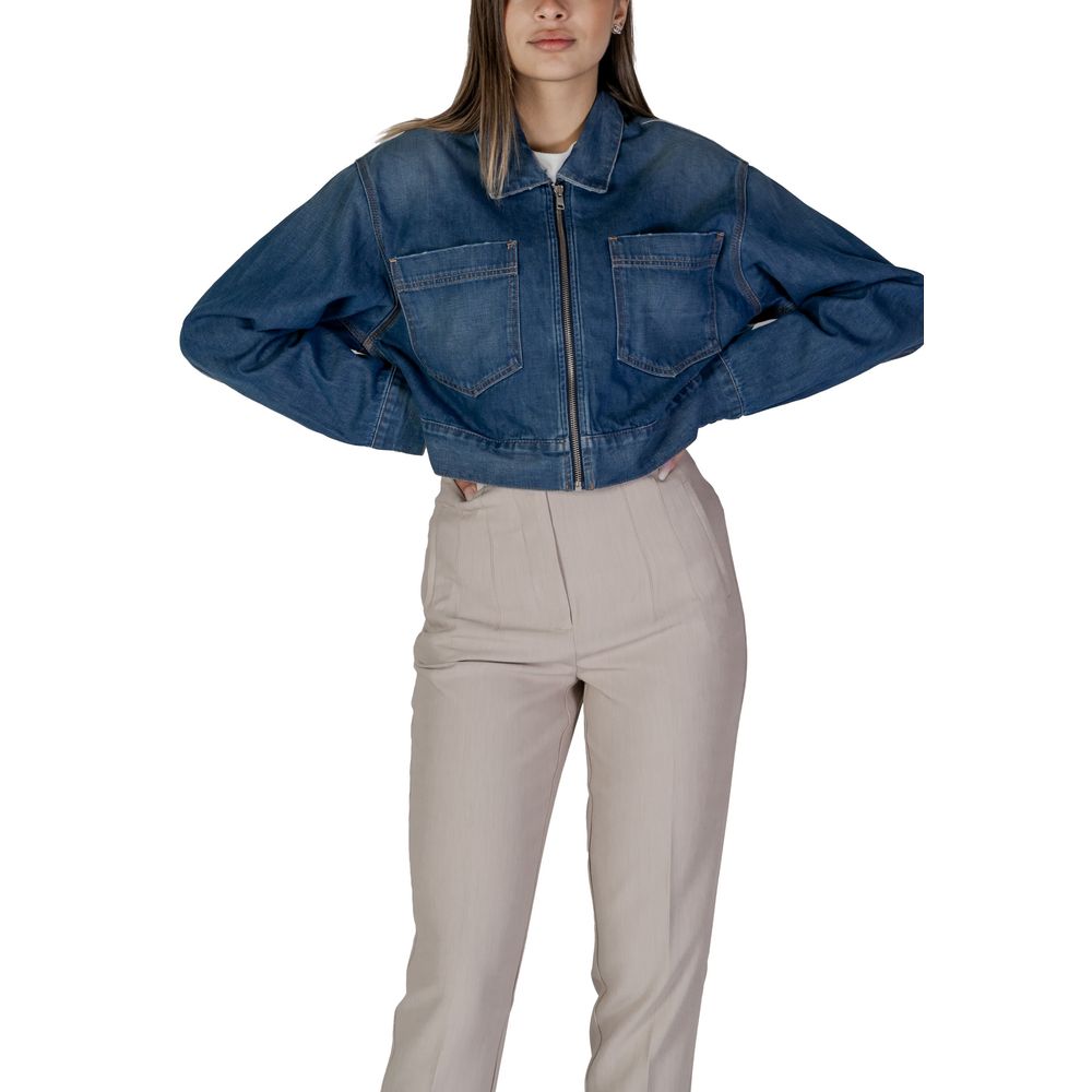 Veste Replay en jean bleu en coton