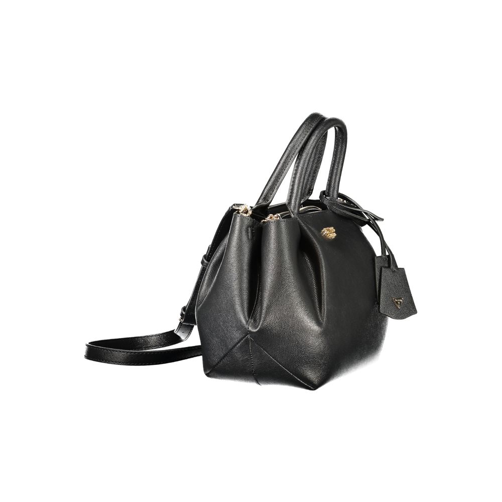 Sac à main en polyuréthane noir Guess