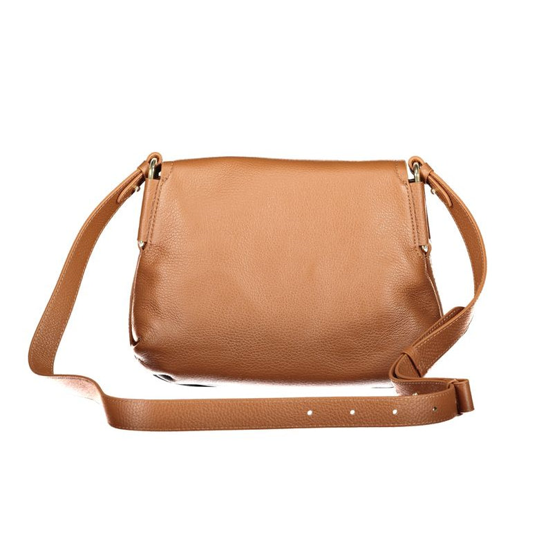 Sac à main en cuir marron Coccinelle