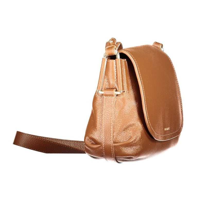 Sac à main en cuir marron Coccinelle