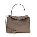 Sac à main Bos Taurus en cuir de veau gris Balenciaga