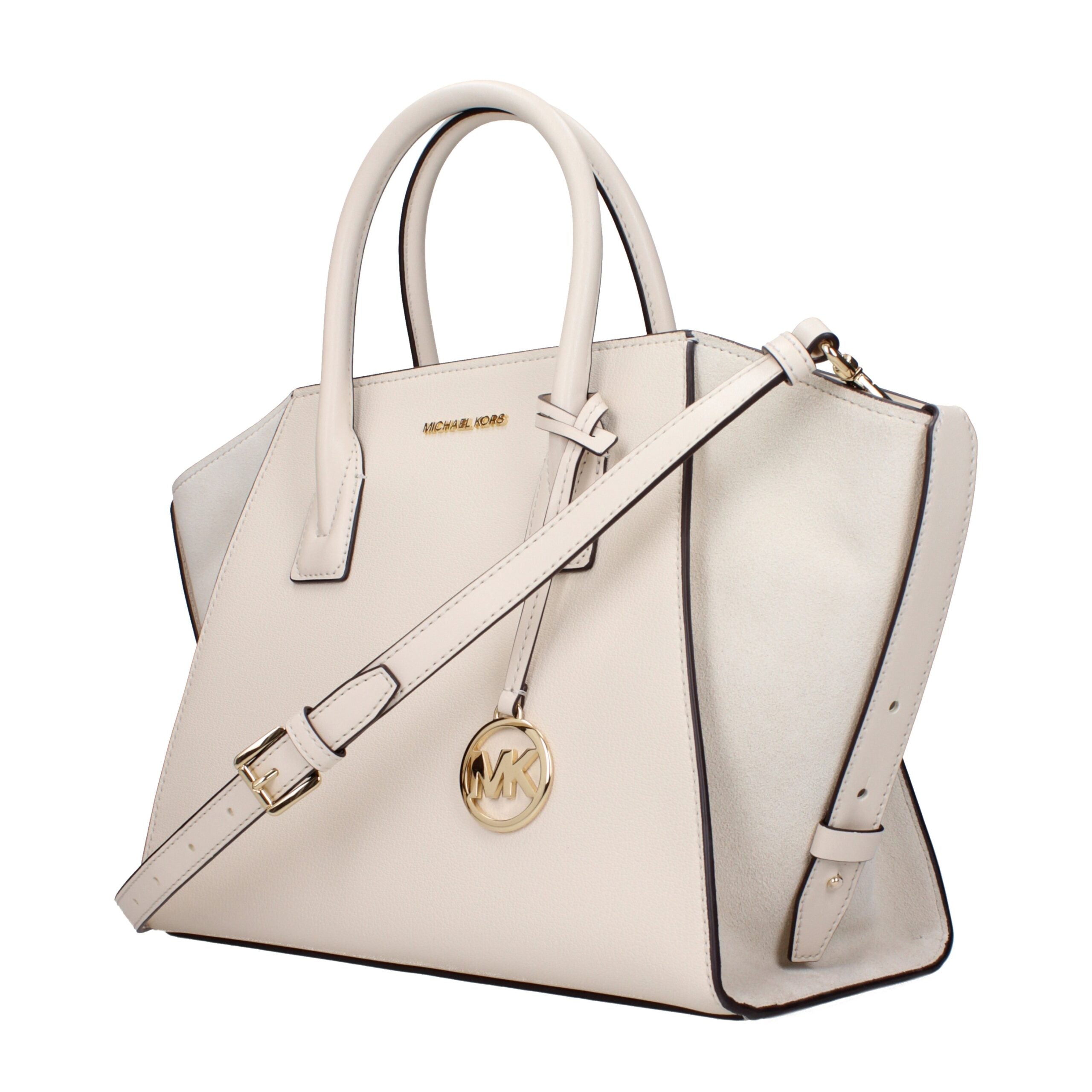 Michael Kors beige leather handbag