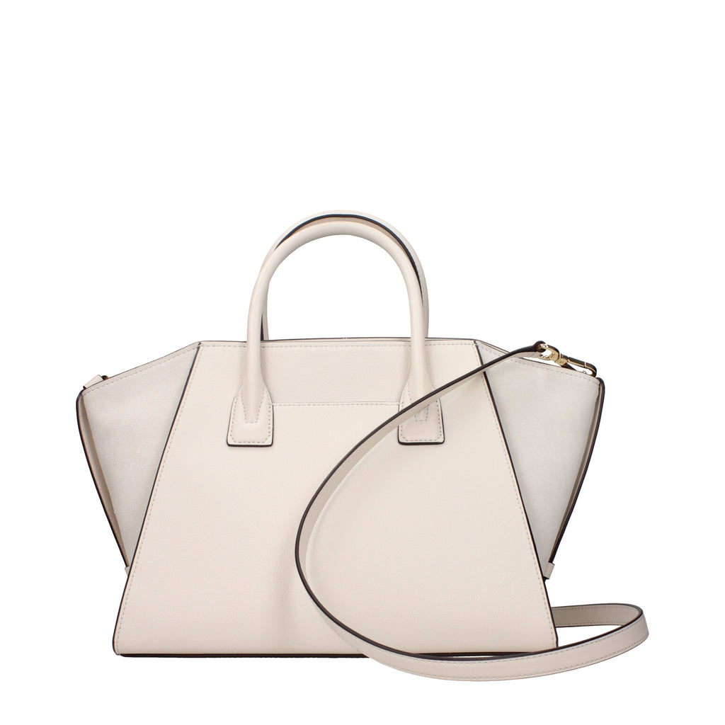 Michael Kors beige leather handbag